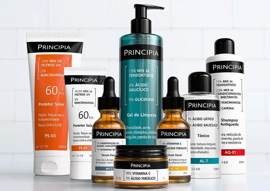linha de skincare Principia